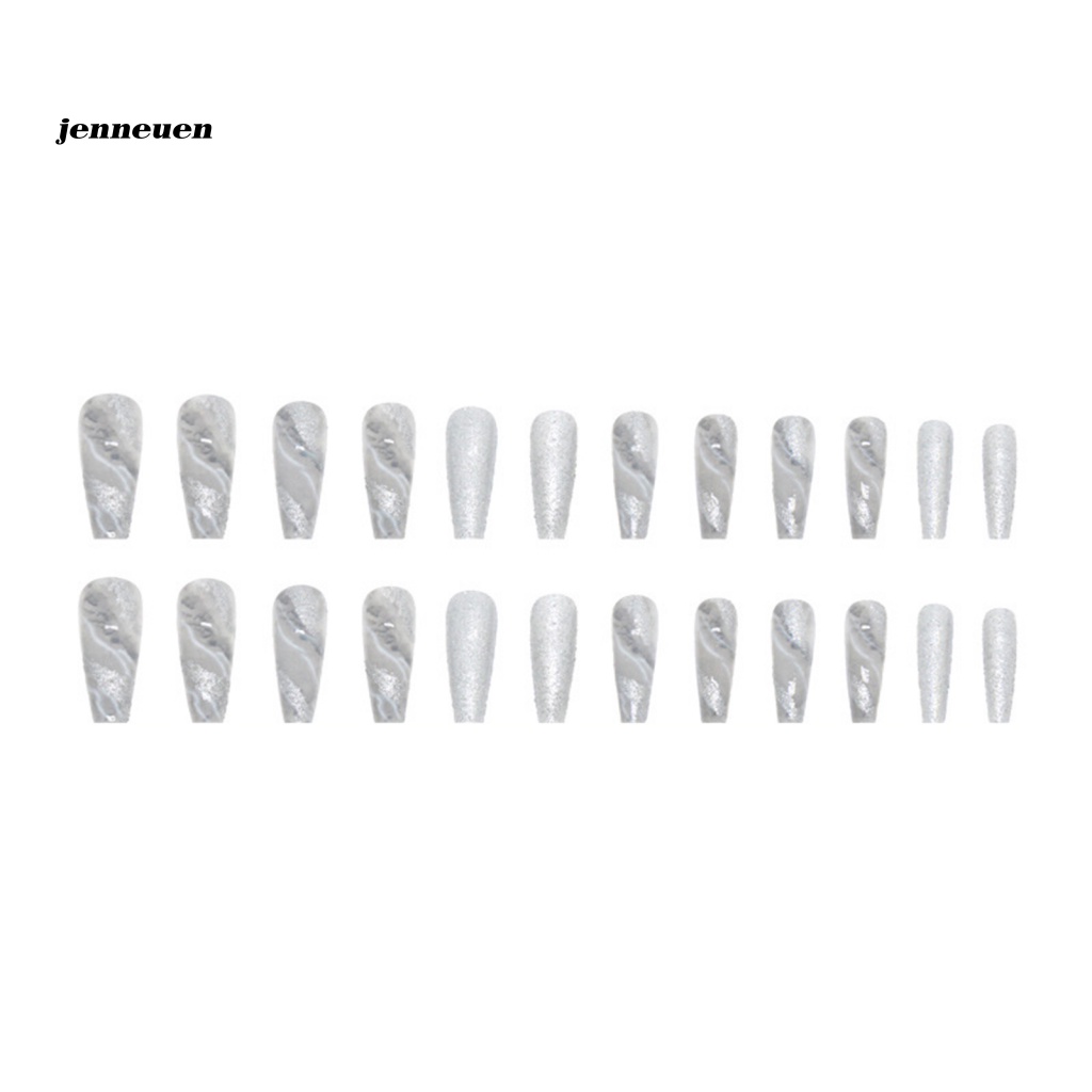 1 Bộ Móng Tay Giả Dài Che Phủ Toàn Diện Không Gây Kích Ứng