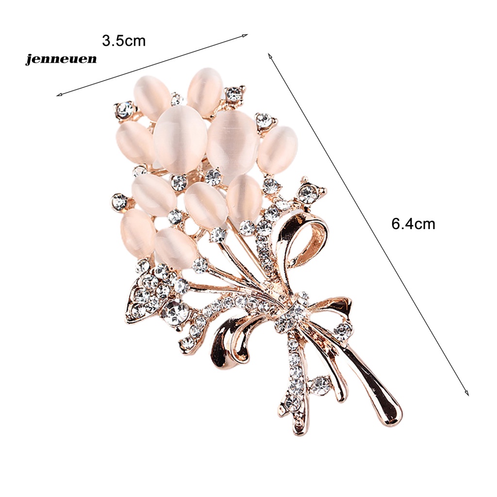 Ghim Cài Áo Đính Đá Thiết Kế Tinh Tế Thời Trang Cho Nữ