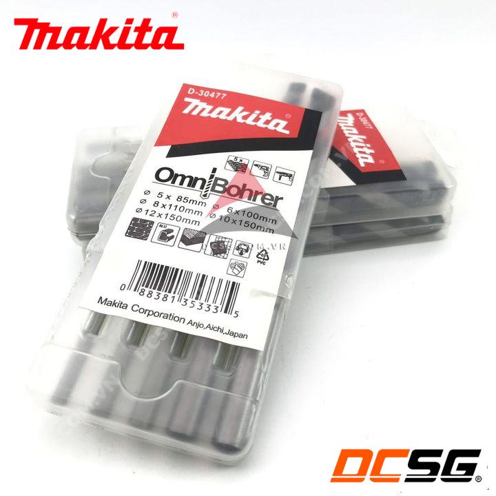 Bộ mũi khoan đa năng 5.0-12mm Makita D-30477 (5 chi tiết/bộ) | DCSG