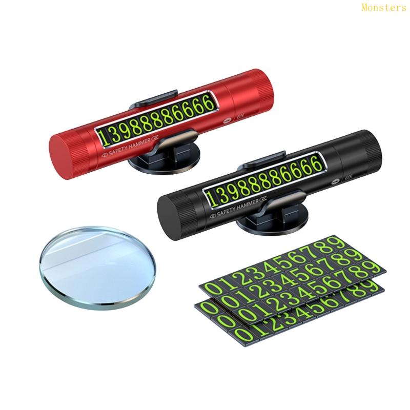 Bảng Số Đậu Xe 2 Trong 1 Bằng Hợp Kim Nhôm Chất Lượng Cao