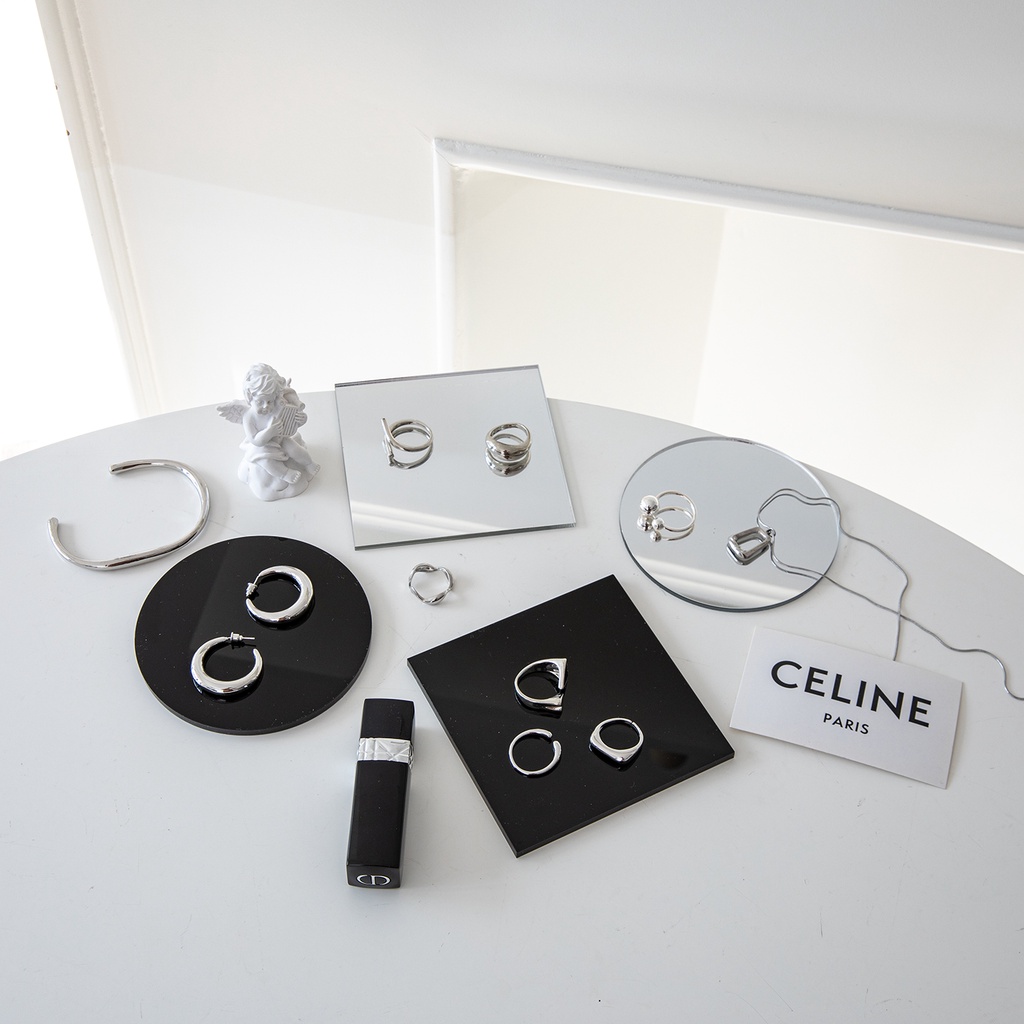 Bộ Tấm Phông Nền Acrylic Tráng Gương Phản Quang Dùng Làm Đạo Cụ Chụp Ảnh