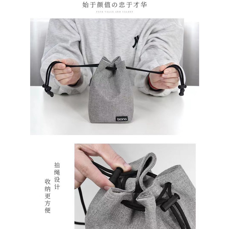 Baona/ XBYS Túi Dây Rút Đựng Mỹ Phẩm Chống Thấm Nước Tiện Dụng