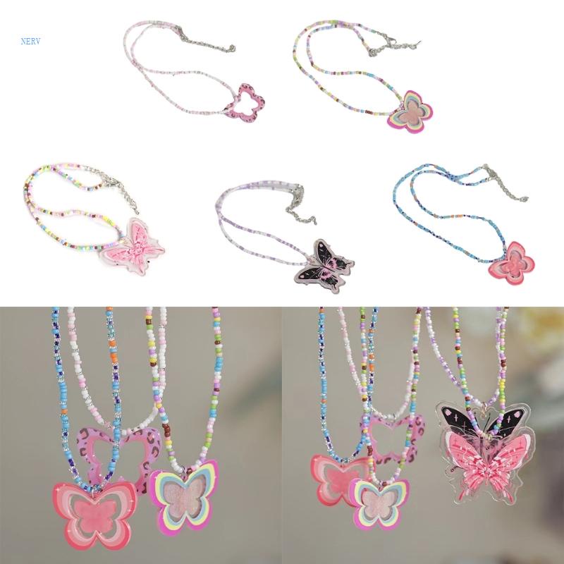 Vòng cổ Mặt Hình Bướm Thời Trang Cho Nữ