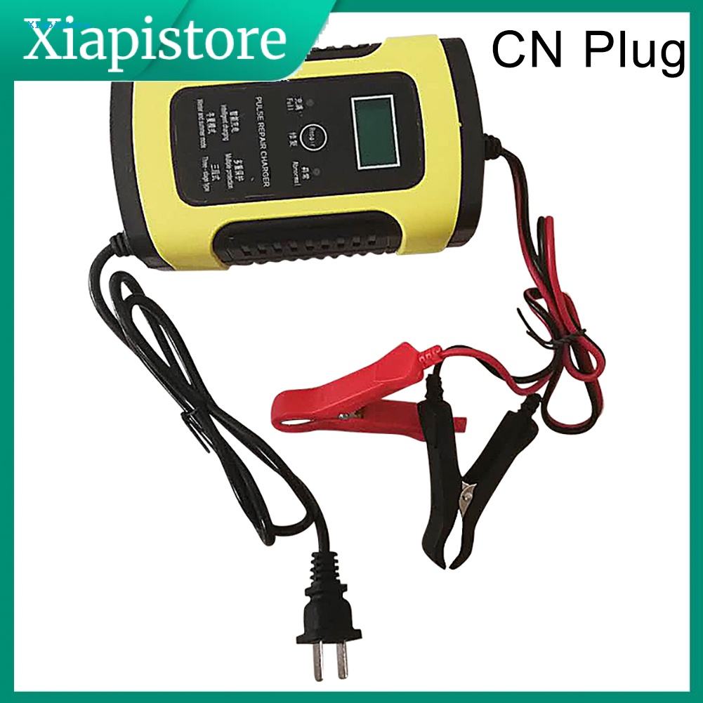 Bộ Sạc Pin Toàn Diện Tự Động Màn Hình LCD 12V 6A Cho Động Cơ Xe Hơi