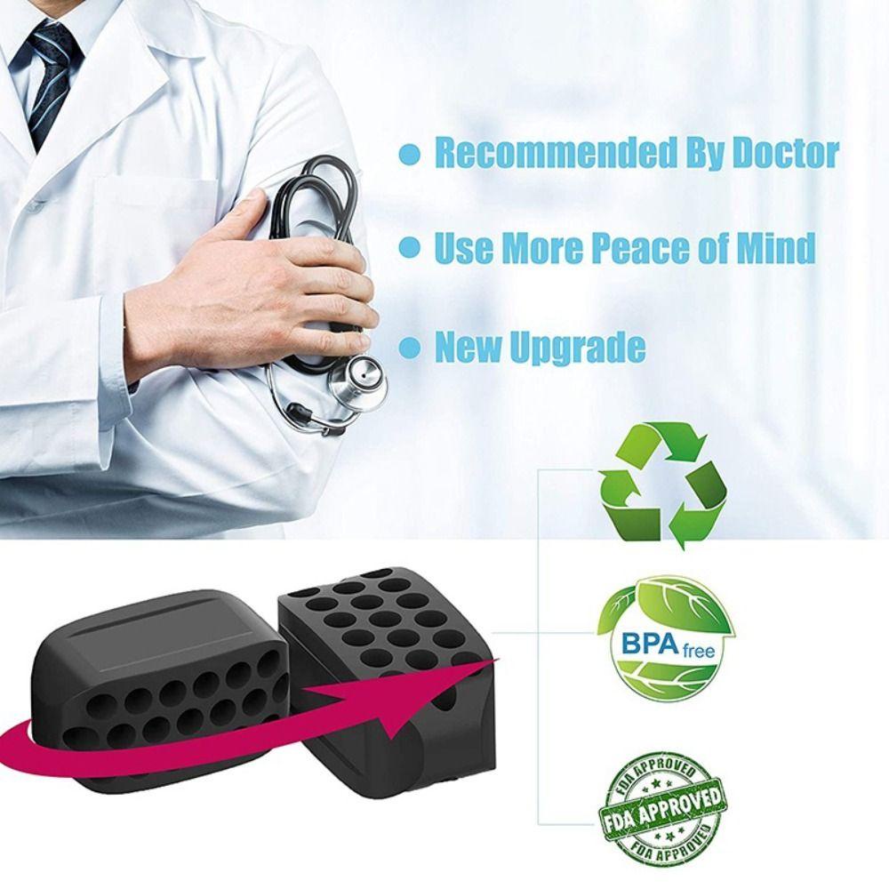 4 Bóng nhai tập hàm MUVAKO bằng silicon 50lb luyện cơ mặt điêu khắc đường viền hàm cho nam và nữ