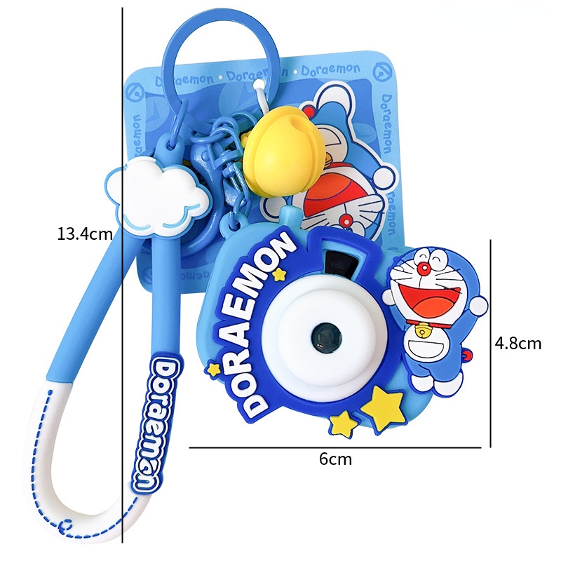 Móc Khóa Hình Máy Tính Hoạt Hình Doraemon Đáng Yêu