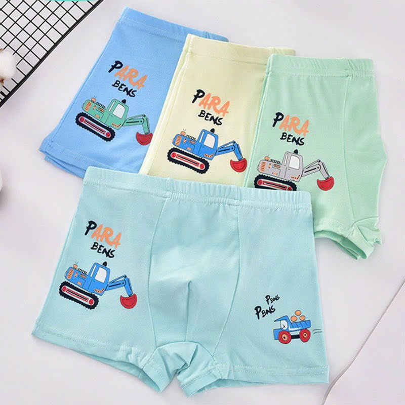 Set 5 quần lót đùi/Quần chip đùi bé trai hoạ tiết hoạt hình  giúp bé thoải mái