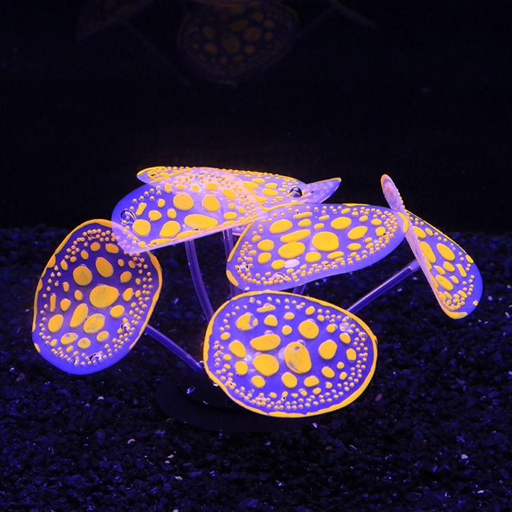 San Hô Silicone Phát Sáng Trong Đêm Dùng Trang Trí Bể Cá