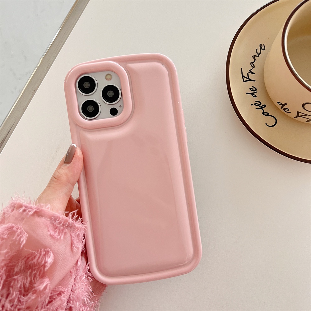 Ốp Điện Thoại Chống Rơi Họa Tiết Xà Phòng Màu Hồng Và Tím Cho iPhone 14 Pro Max 13 Pro Max 12 Pro Max 11 11 Pro Max 12