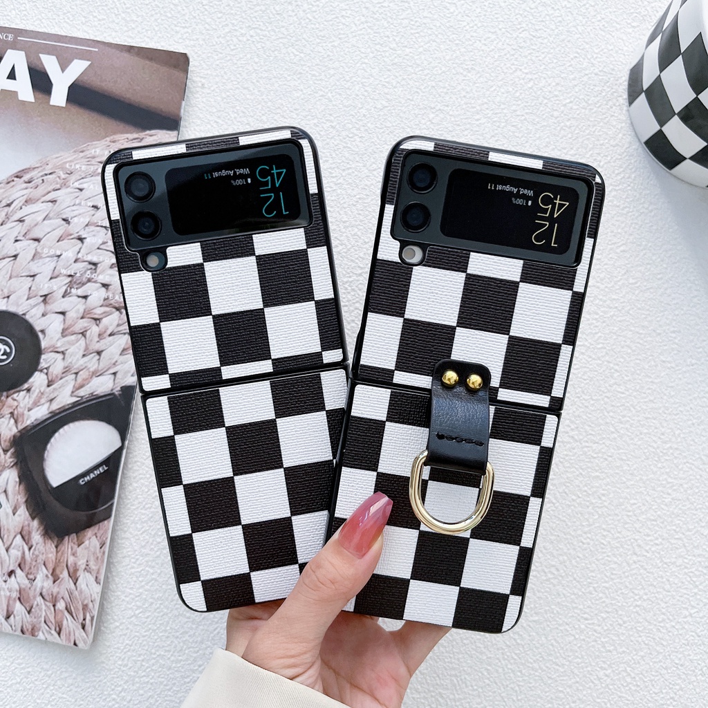 Ốp Điện Thoại Nắp Gập Mỏng Nhẹ Thời Trang Sang Trọng Cho Samsung Galaxy Z Flip 4 Z Flip 3 Samsung Z Flip4 Z Flip3