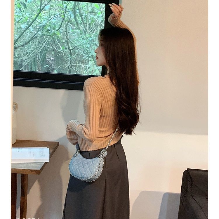 Túi Xách Denim Đeo Chéo Thời Trang 2023 Dành Cho Nữ