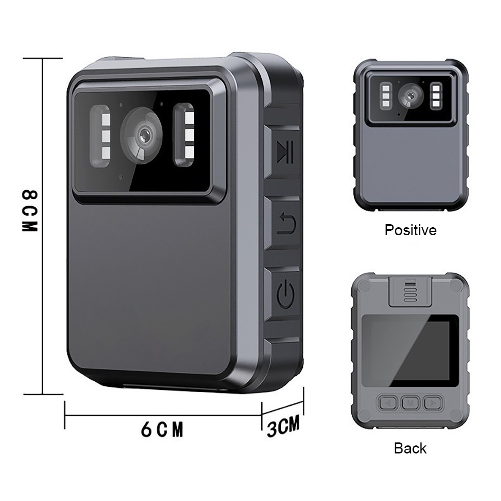 Máy Quay An Ninh 4K DVR Hồng Ngoại Mini Tích Hợp Mic Thu Âm 10 Tiếng