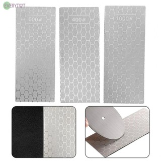 ⭐24H SHIPING ⭐Sharpener Sharpener Plate Stone Kit Set 3PCS Diamond 400/600/1000 Grit