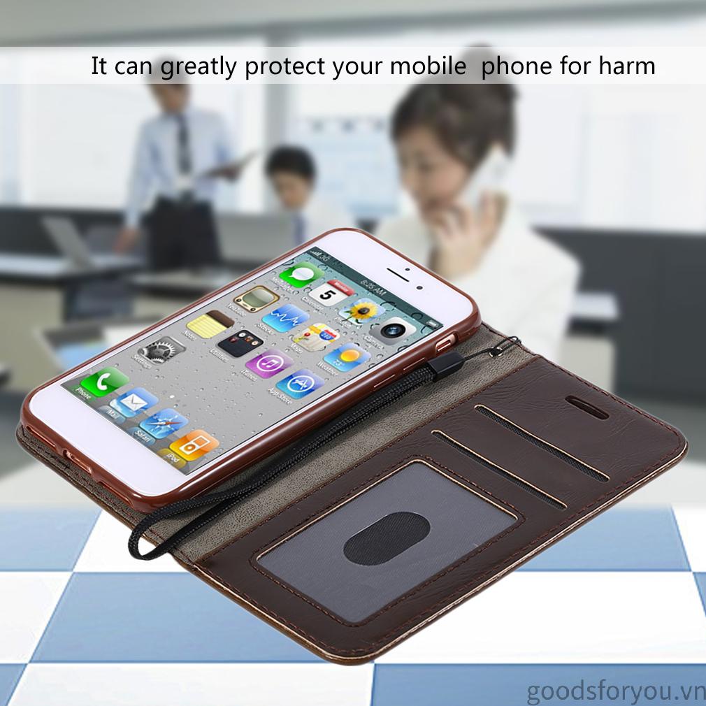 Bao Da PU HìNh ChiếC Ví Cho ĐiệN ThoạI iPhone 7 / 7s