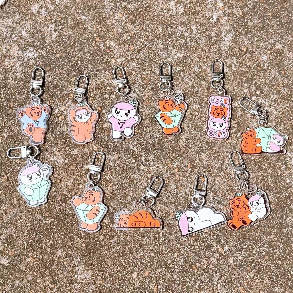 Móc Khóa Acrylic Hình Nhóm Nhạc Kpop Seventeen