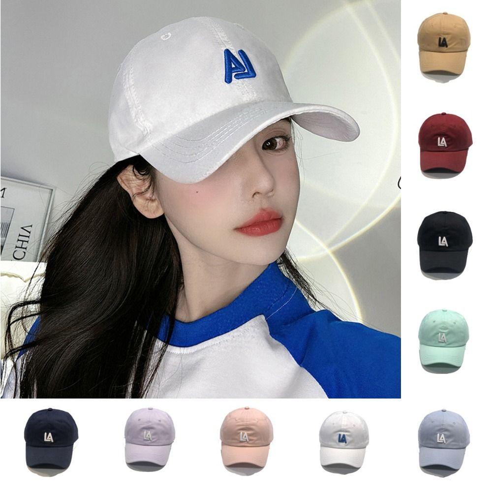 Desmond Mũ Lưỡi Trai cotton Màu Trơn In Chữ Thời Trang Cho Nữ