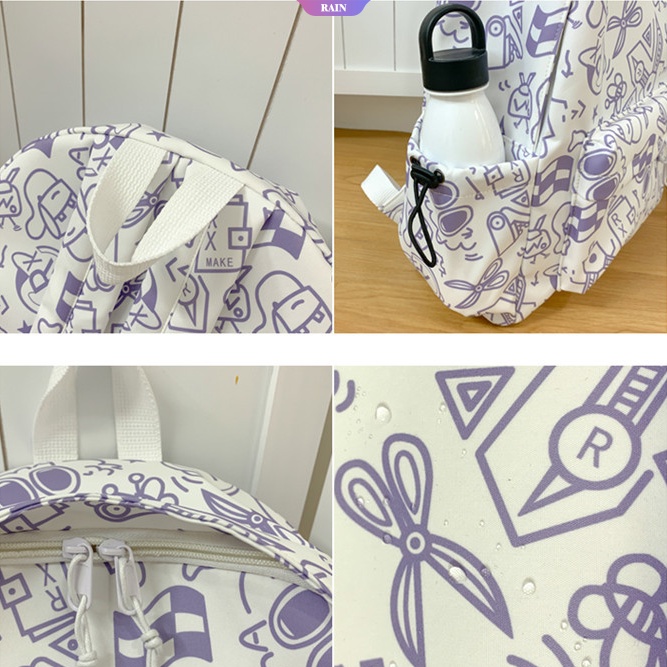Ba Lô Vải Oxford Sức Chứa Lớn In Hình Sanrio Pochacco Hoạt Hình Mẫu Mới 2023 Cho Nữ Sinh Trung Học