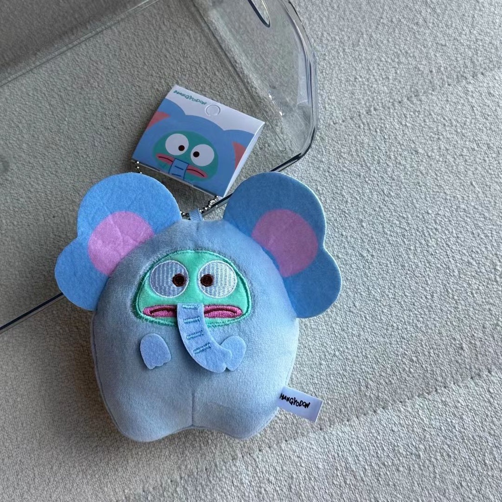 SANRIO Móc Khóa Hình Thú Nhồi Bông Kuromi My Melody Cinnamoroll Hello Kitty Đáng Yêu