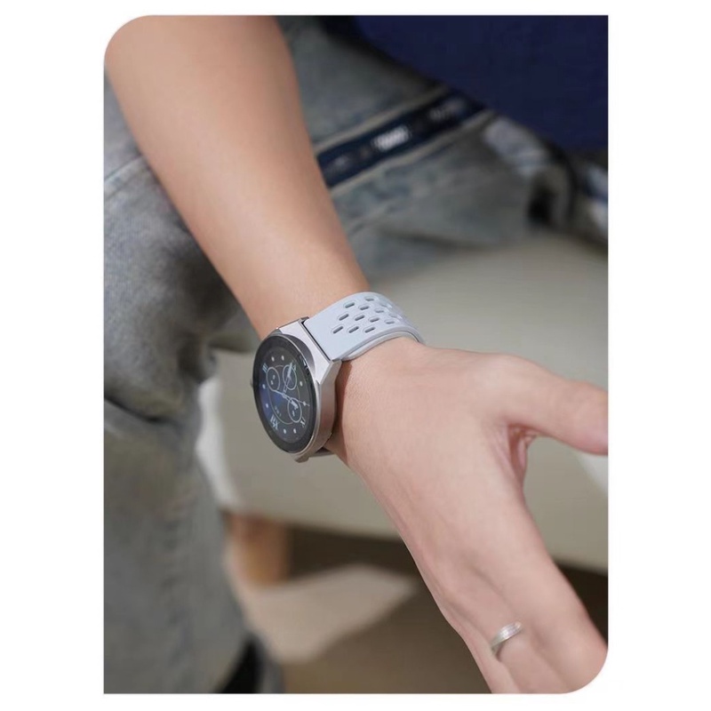 HUAWEI Dây Đeo Silicon Từ Tính 20 / 22mm Cho Đồng Hồ Thông Minh Samsung Galaxy Watch 4 / 5 / 6 40mm 44mm 5 pro 45mm GT2 / 3 pro