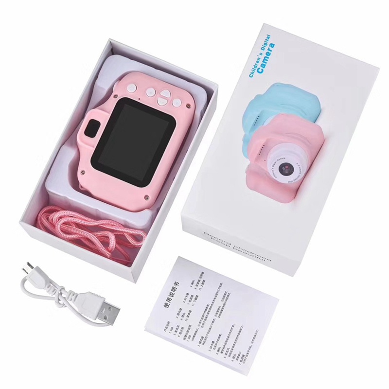 Máy Ảnh Đồ Chơi HD 1080P Chống Nước In Họa Tiết Hoạt Hình Dễ Thương Dùng Làm Quà Tặng Cho Bé