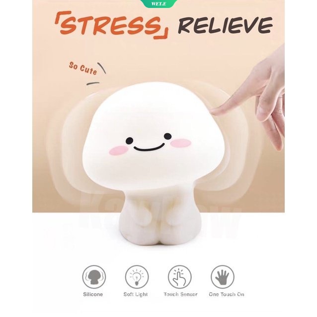 Đèn Ngủ Để Bàn Hình Gấu Quby Dễ Thương Cho Bé