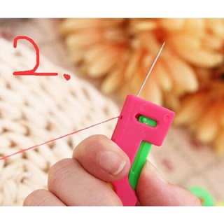10PCS Automatic Easy Sewing Needle Device Threader Needle Threader Elderly Use