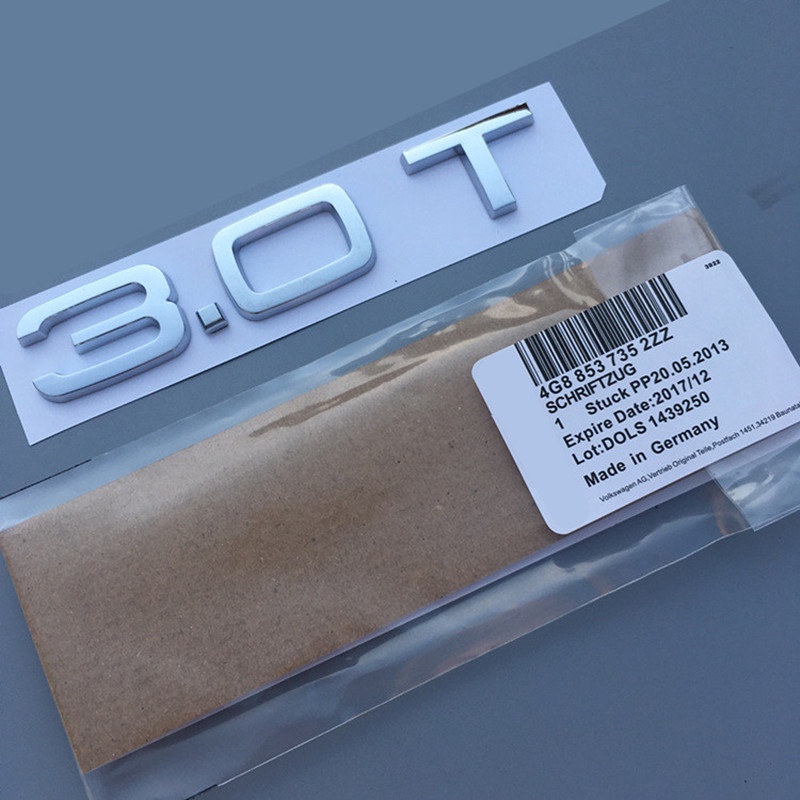 Logo Dán Trang Trí Bánh Xe Hơi Audi 1.8T 2.0T 2.4 3.0T 3.2 3.6 A3 A4 A5 A6L A7 A8L Q3 Q5 Q7