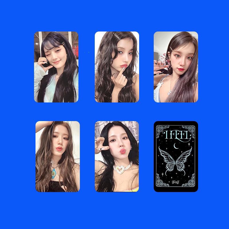 Gi-dle girl album Ảnh Thẻ Bài Hát yuqi Cảm Giác Va Chạm Tự Làm Mới