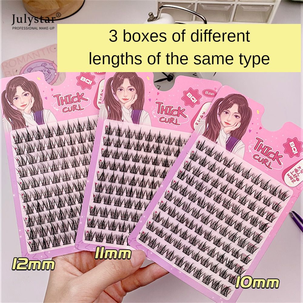 Hộp Lông Mi Giả Dày Tự Nhiên Dành Cho Trang Điểm