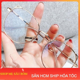 Kính Giả Cận Tai Mèo Kim Loại Hotteen