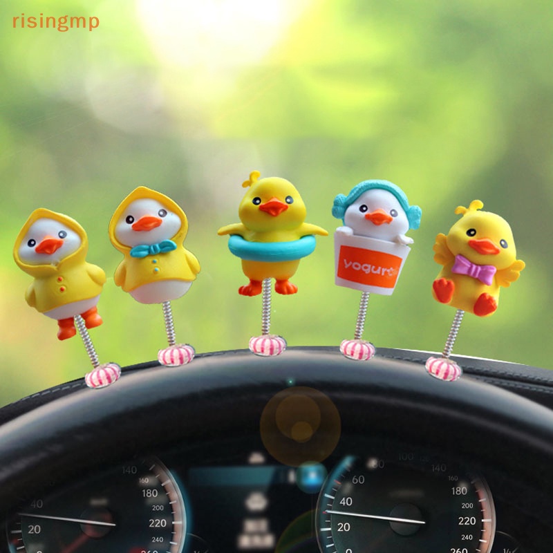 Phụ Kiện Trang Trí Bảng Điều Khiển Xe Hơi Hình Chú Vịt Vàng Mini Dễ Thương