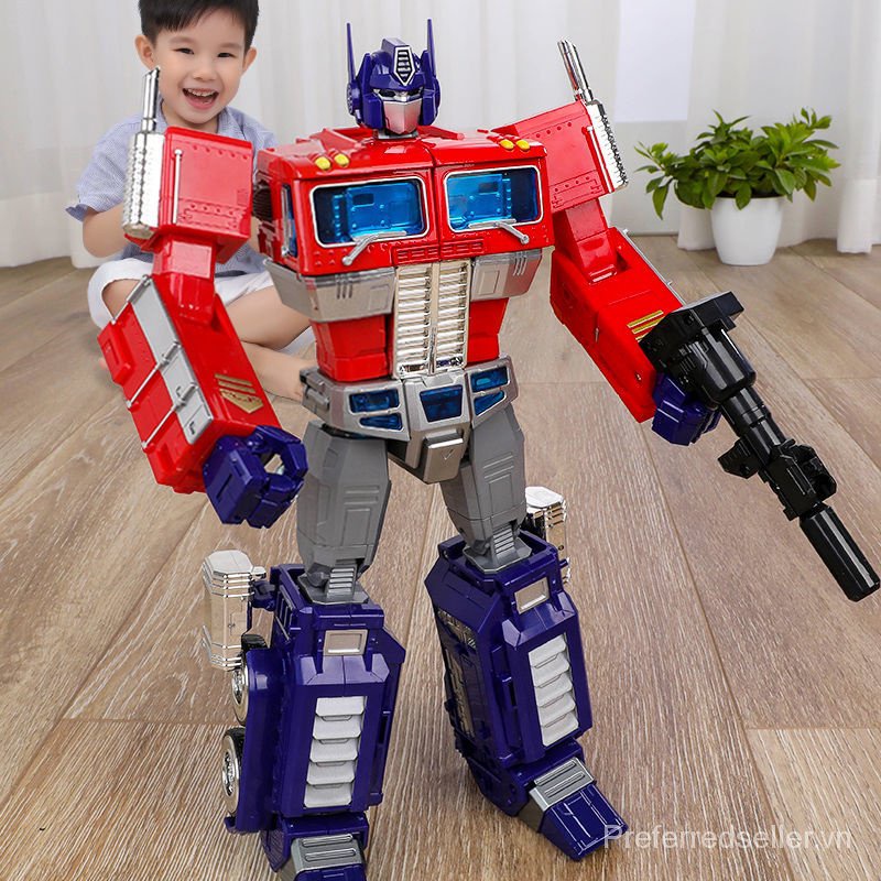 Mô Hình Đồ Chơi Robot Biến Hình Optimus Bằng Hợp Kim Cao Cấp Dành Cho Bé Trai