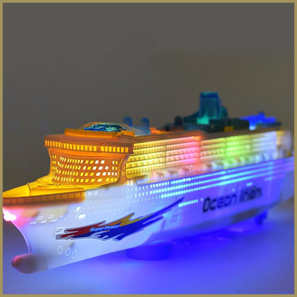 Đồ Chơi Tàu Thuyền Du Lịch Có Đèn LED Và Âm Thanh Vui Nhộn paca3vn