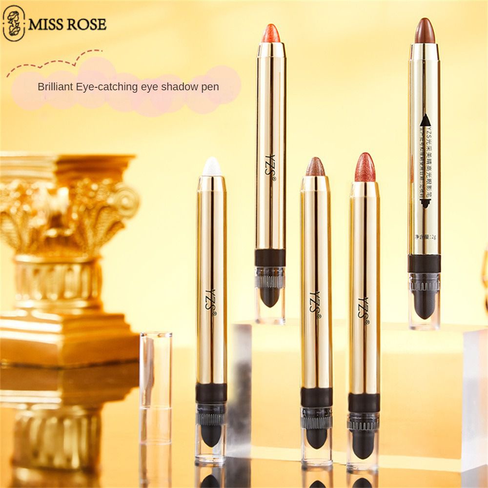 Miss Rose 2 Trong 1 Bút Kẻ Phấn Bắt Sáng Và Cố Định Phấn Mắt Dạng Lỏng Hai Đầu Không Thấm Nước Phấn Mắt Dạng Thỏi Ngọc Trai Phấn Mắt Velvet Mờ Mỹ Phẩm Chống Thấm Nước Lấp Lánh Phấn Mắt Dạng Thỏi Lâu Trôi
