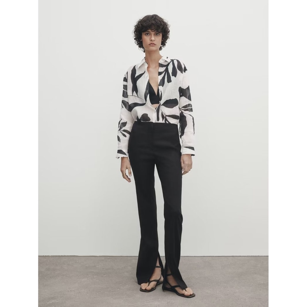 Hàng Mới Về Áo Sơ Mi Dài Tay In Họa Tiết Hoa Phong Cách Âu Mỹ Thời Trang Mùa Thu 2023 W031 9503