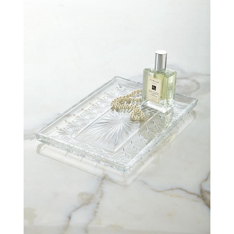 Khay Pha Lê GODINGER DUBLIN VANITY TRAY, Kích thước 30 x 20 x 2.5cm, Nhập Đức