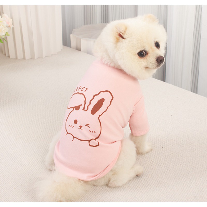 Áo Thun HìNh Thỏ Dễ Thương Cho Thú Cưng