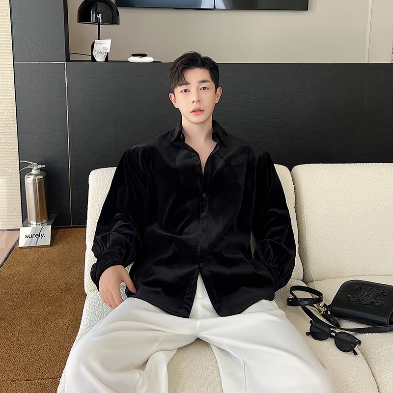 Áo Sơ Mi Nam Dài Tay Phong Cách Đường Phố Cá Tính