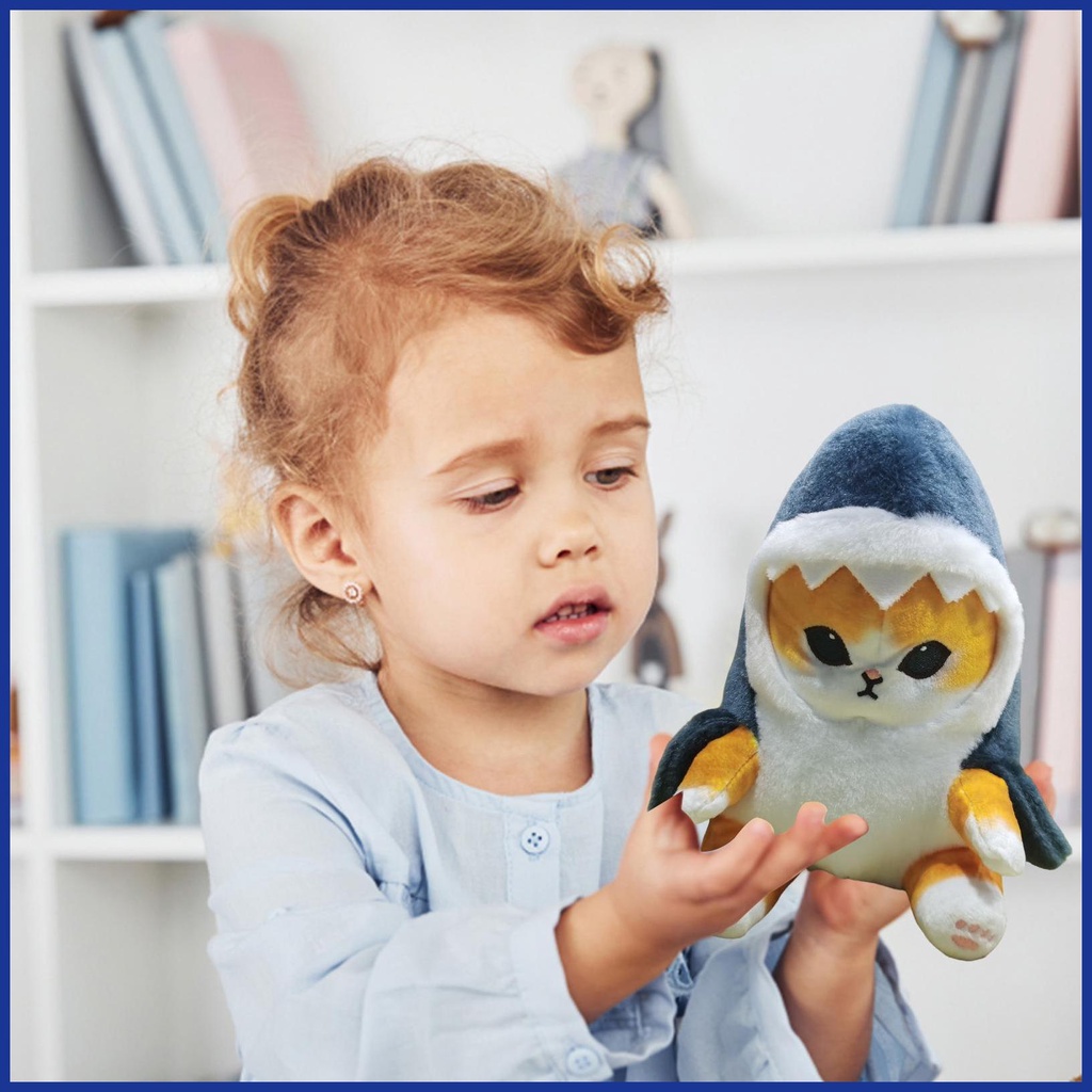 Dễ thương cá mập mèo đồ chơi sang trọng 4.72 inch tôm chiên mèo nhồi bông động vật sang trọng búp bê nhồi bông mềm đồ chơi giáng sinh sinh aiavn