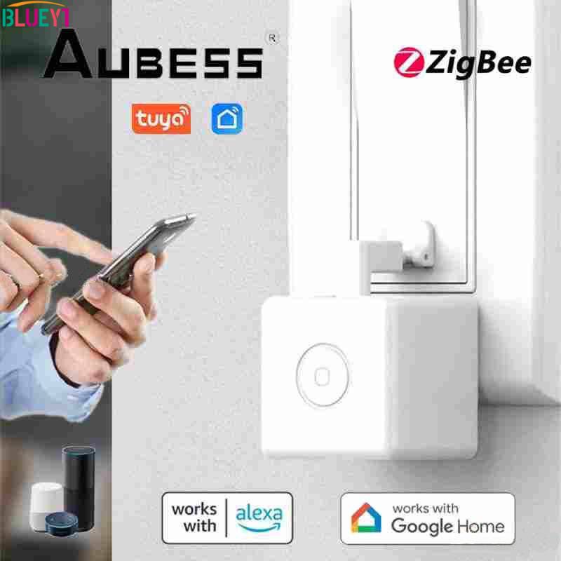 2023 Tuya Zigbee Wifi Smart Fingerbot Plus Robot Công tắc đẩy nút vật lý Bot Ứng dụng nhà thông minh Hoạt động với Alexa Trợ lý Google Ứng dụng cuộc sống thông minh bluey1