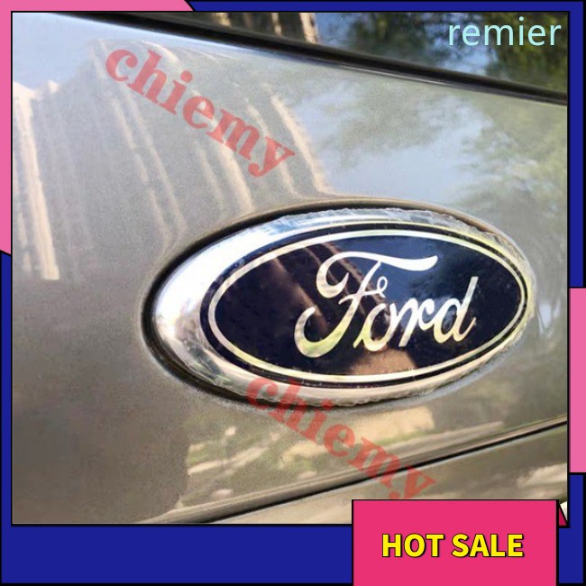Re ford mondeo logo phía trước và phía sau focus fiesta logo phía sau đuôi xe 17,5 * 7cm / 22,7 * 9cm
