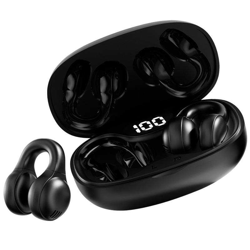 Tai Nghe Bluetooth Dẫn Truyền Xương Kiểu Kẹp Tai, Tai Nghe Thể Thao Không Vào Tai Tai Nghe Không Dây