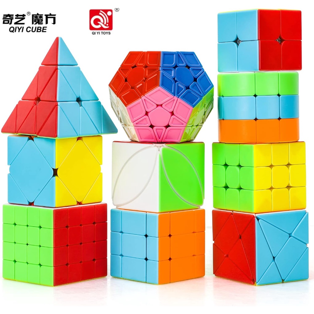 Qiyi speed cube, pyramid cube, megaminx cube 2x2 3x3 4x4 magic cube puzzle cube toys
