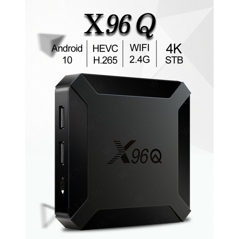 X96q android 10.0 smart tv box 4gb 128gb allwinner h313 quad core 4g wifi 4k set top box xxpf