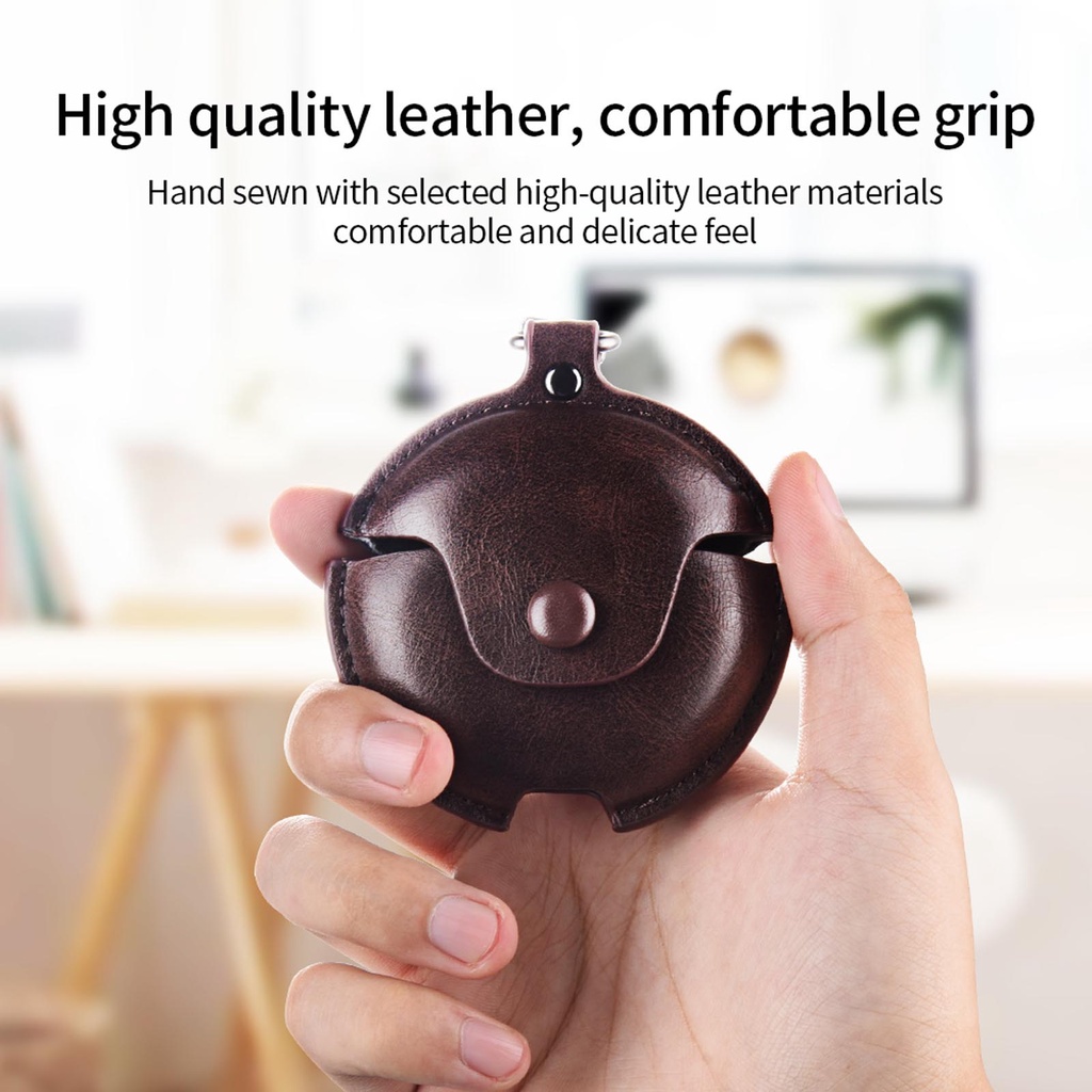 Bao da huawei freebuds 4i leather soft protect case cho nam dành cho nam giới bao da freebuds 5i mới có móc khóa