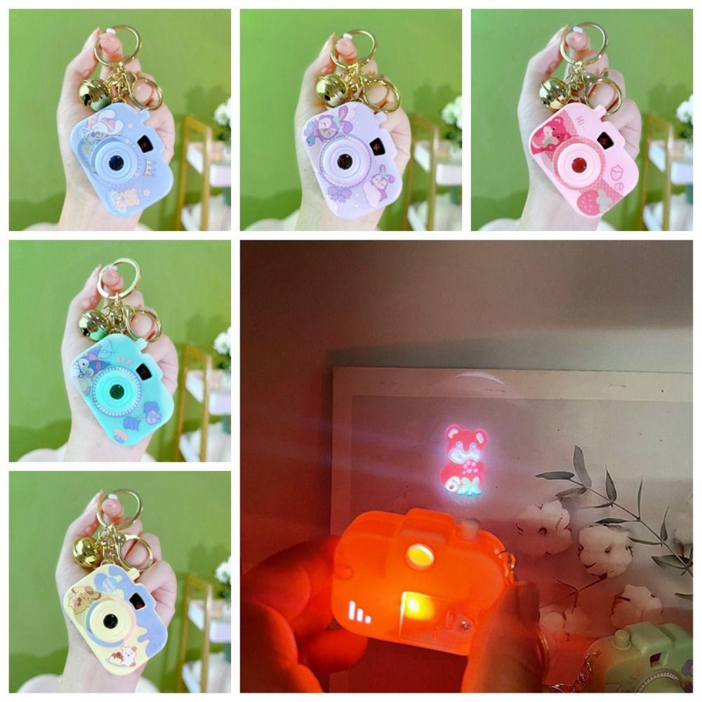 Jarred Móc Khóa Hình Máy Ảnh Với Đèn Flash Phụ Kiện Máy Chiếu Giai Điệu my melody cinnamoroll kawaii Đồ Chơi Trẻ Em