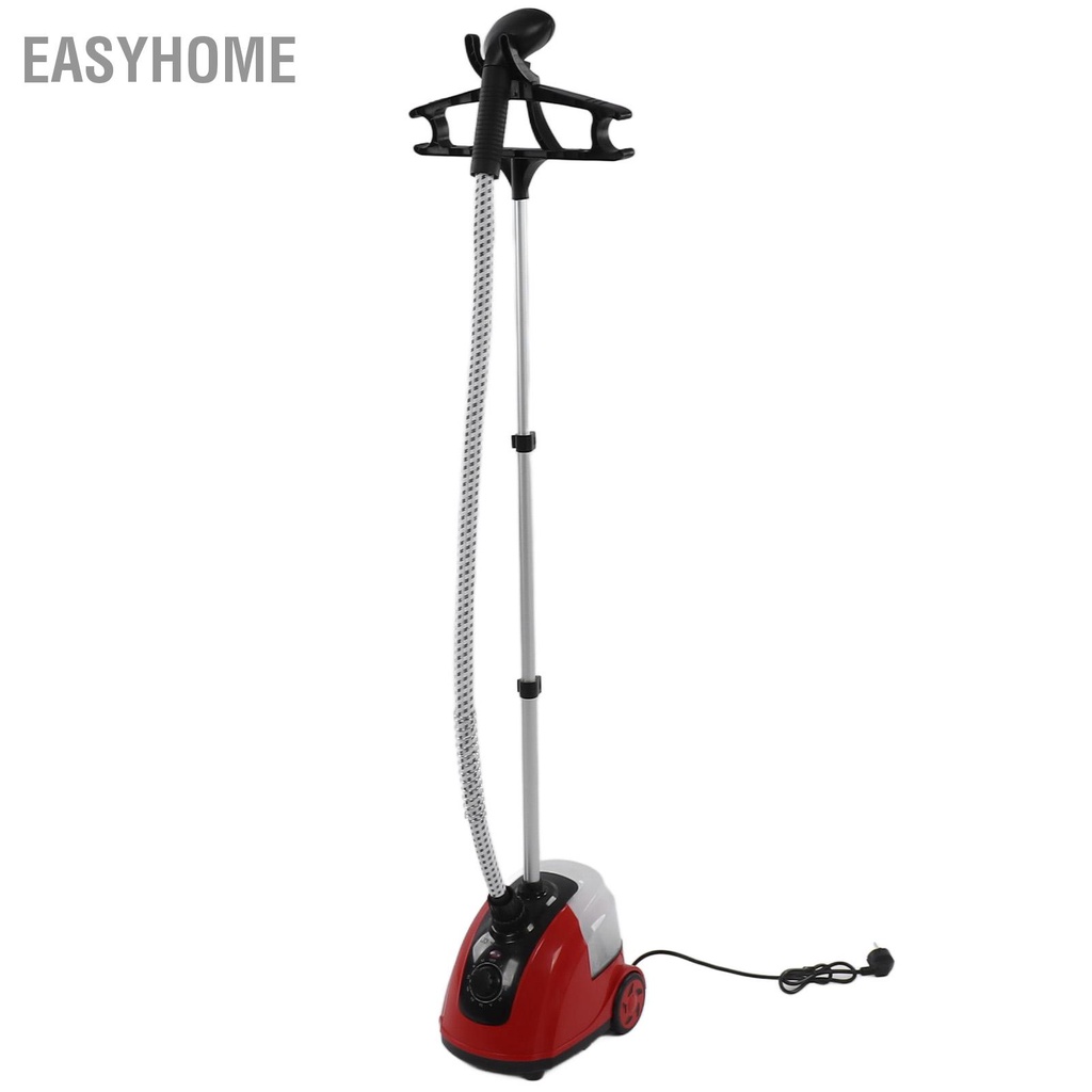 EasyHome Bàn Là Hơi Nước Đứng Cho Quần Áo 1800W Chuyên Nghiệp Điện Mạnh Máy Ủi May Gia Đình Phích Cắm Châu Âu 220V Đỏ