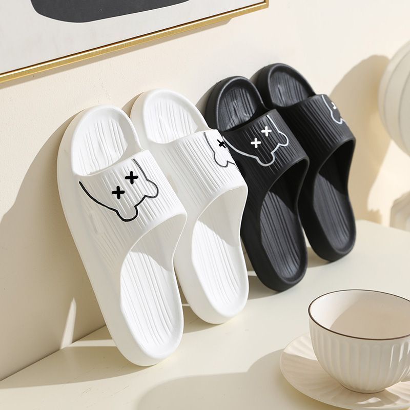 Dép Đi Trong Nhà Đế Dày Thoải Mái Chống Trượt Thời Trang Mùa Hè Cho Cặp Đôi