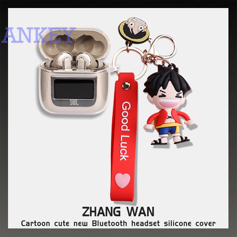 Vỏ Bảo Vệ Hộp Sạc Tai Nghe bluetooth jbl tour pro 2 pro2 Bằng Silicon Họa Tiết Hoạt Hình Dễ Thương