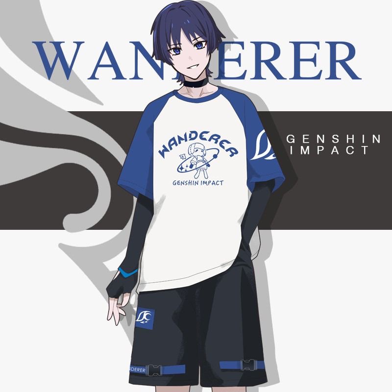 Genshin Áo Thun kimono Hóa Trang Nhân Vật haori Đáng Yêu